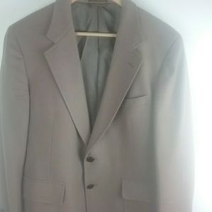 Nordstrom  Tan  Blazer 100% Wool  good condition